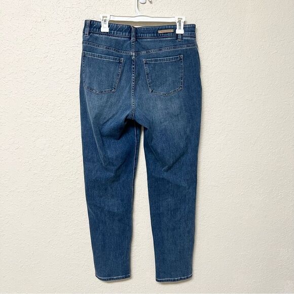 Soft Surroundings The Ultimate Denim Relaxed Straight Blue Jeans Size M - Picture 2 of 6